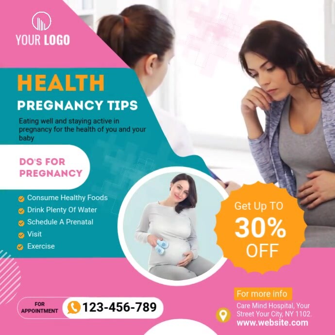 Copy of Gynecology Clinic Ad Template | PosterMyWall