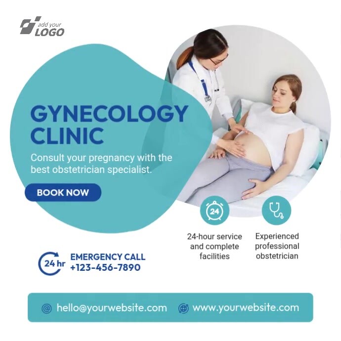 Gynecology Clinic Ad Template | PosterMyWall