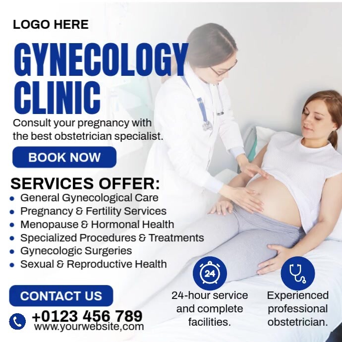 Gynecology Clinic Template | PosterMyWall