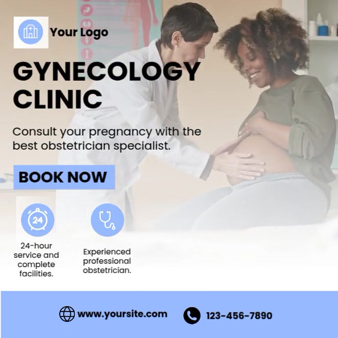 Gynecology Health Services Template | PosterMyWall