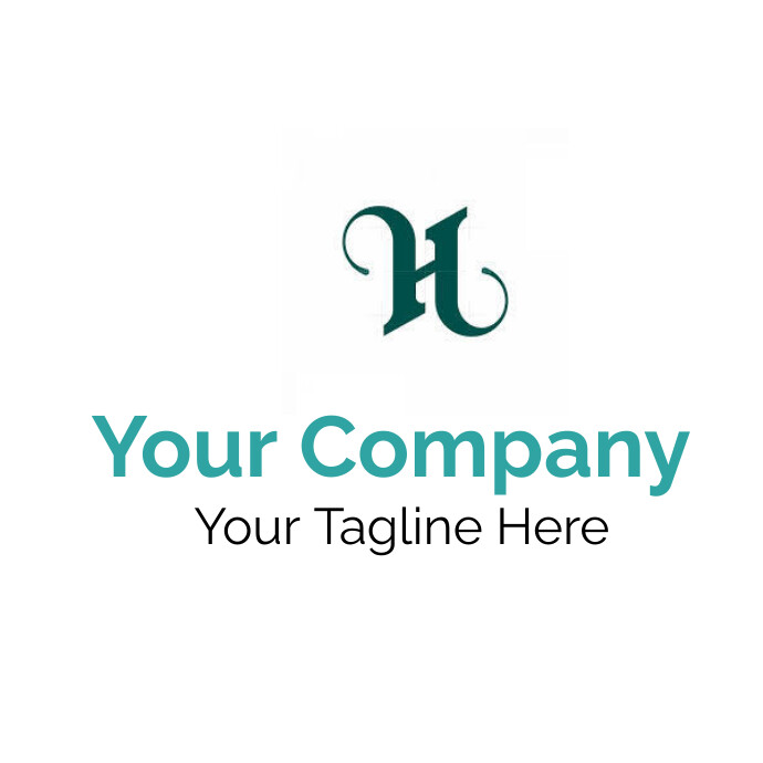 H logo template