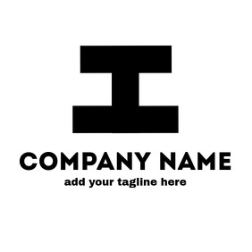 H Or I Or T Elegant Black And White Logo Template Postermywall