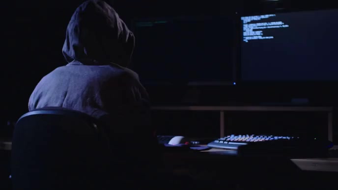 Hacker trying to hack program video Template | PosterMyWall
