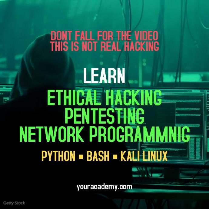 Copy of hacking | PosterMyWall