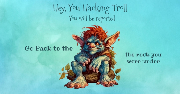 Hacking Troll Template | PosterMyWall
