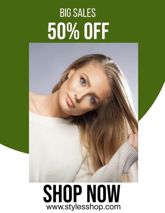hair (1) Ulotka (US Letter) template