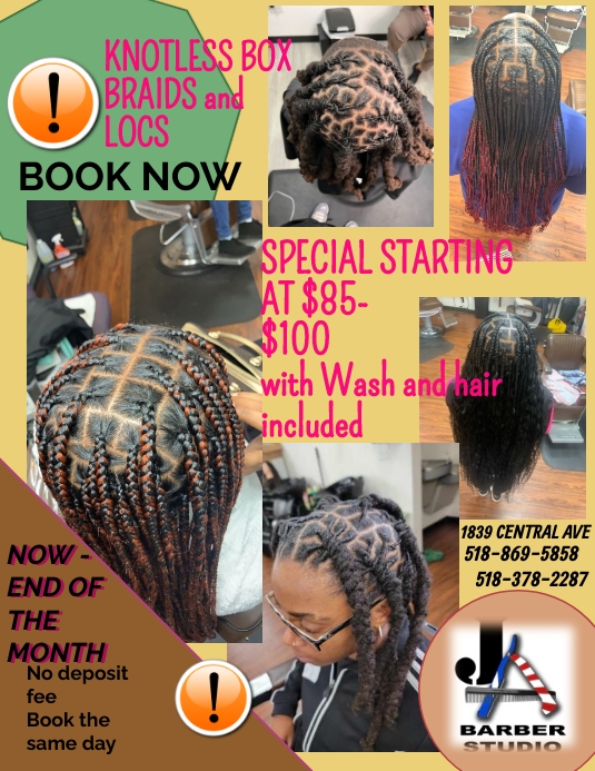 Hair braiding flyer Template PosterMyWall