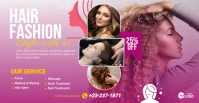 Hair Care Center Ad Template Facebook Event Cover