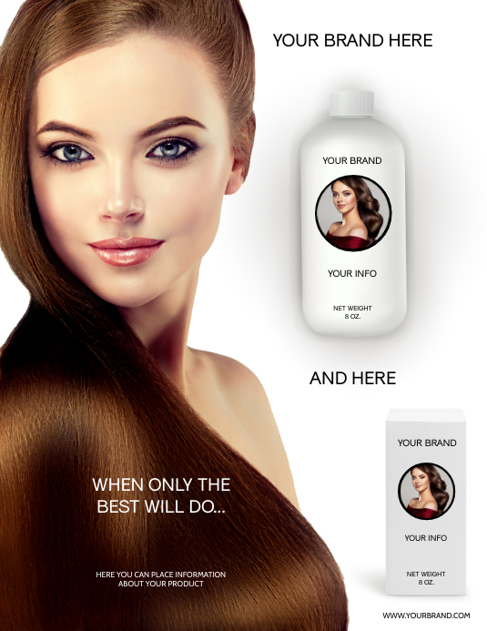 HAIR CARE PRODUCT Templat | PosterMyWall
