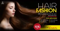 Hair Fashion Show Facebook Event Cover template