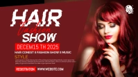 Hair Fashion Show Promotion Template โพสต์บน Twitter