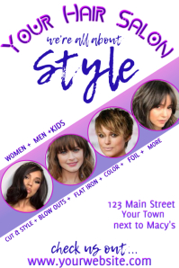 Sjabloon Beauty Salon Poster Template | PosterMyWall