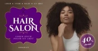 HAIR SALON BANNER Image partagée Facebook template