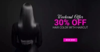 Hair salon Facebook offer template