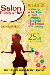 330 customizable design templates for hair postermywall hair template