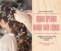Hair Salon Grand Opening Advertisement Groot Reghoek template