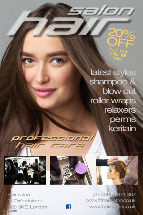 Hair Salon Poster Template PosterMyWall Hair Salon Poster Template PosterMyWall