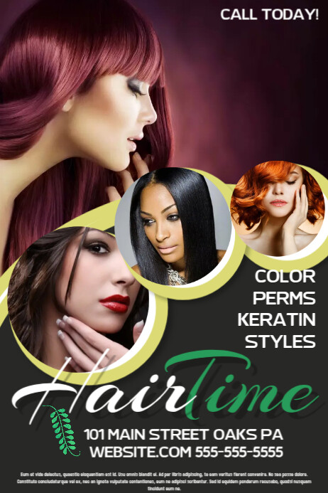 Hair Salon Template PosterMyWall Hair Salon Template PosterMyWall