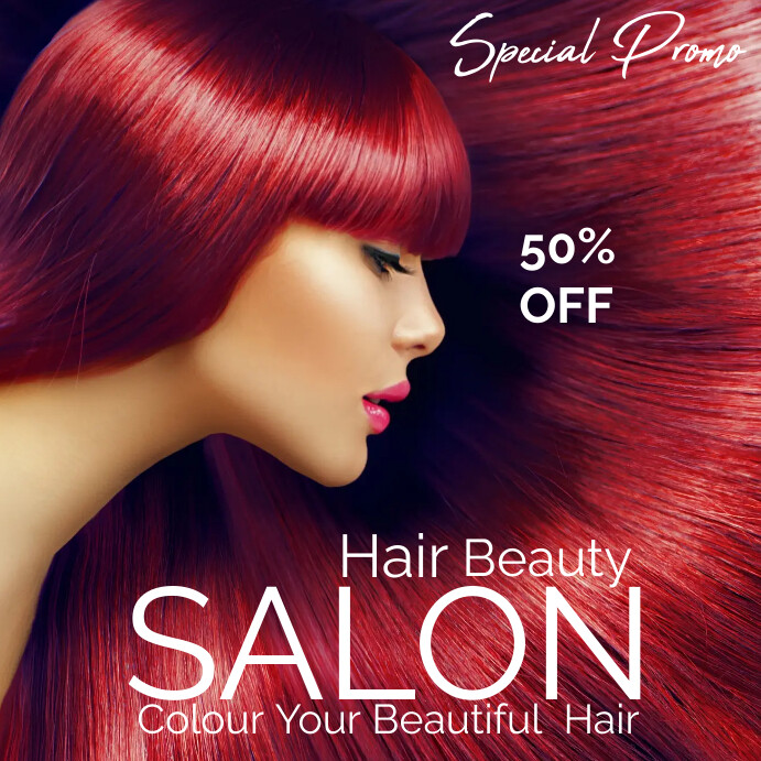 Spring Salon Sales Hair Salon Sales Template | PosterMyWall
