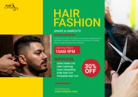 Hair Salon Template Postal
