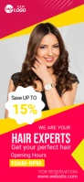 Hair Salon Template Геофильтр Snapchat