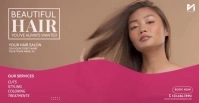 Hair Salon Video Ad Facebook template
