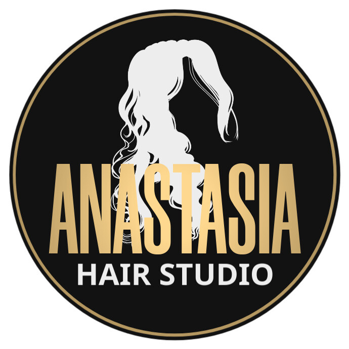 Hair Studio Instagram Logo Logotipo template