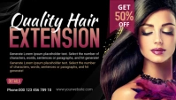 Hair Style Blog Header template