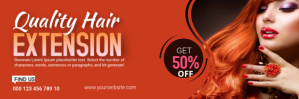 Hair Style Email header E-mail-overskrift template