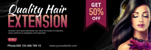Hair Style Email Header E-mail-overskrift template