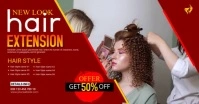 Hair Style Facebook Event Cover Photo Facebook-gebeurtenisomslag template