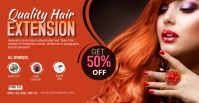 Hair Style Facebook event cover photo Facebook-gebeurtenisomslag template
