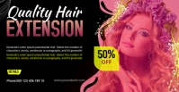 Hair Style Facebook Event Cover Photo Okładka wydarzenia na Facebooku template