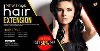 Hair Style Facebook Event Cover Photo Facebook-evenementomslag template