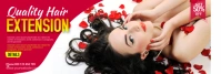 Hair Style Linked in Banner template