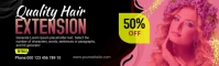 Hair Style LinkedIn Background Image template