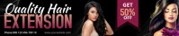 Hair Style Sound Cloud Banner template