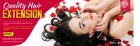 Hair Style Twitter Header template