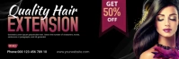 Hair Style Twitter Header template