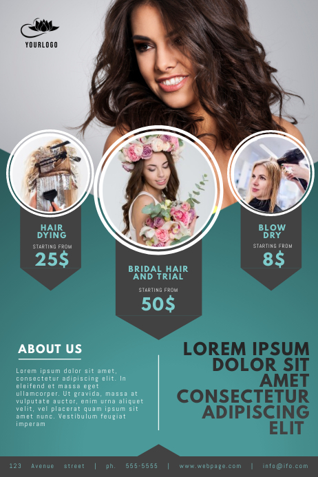 Hairdresser Flyer Template Postermywall