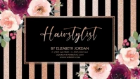 Hairstylist Business Card template