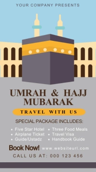 Hajj, haj mubarak Instagram Story template