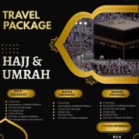 hajj, Hajj and Umrah Квадрат (1 : 1) template
