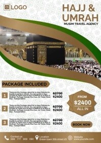Hajj & Umrah packages video template A4