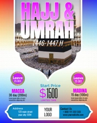 Hajj & Umrah Poster Poster/Wallboard template