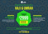 Hajj & Umrah PackageTemplate Postcard