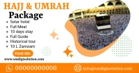 Hajj and Umrah agency ad template