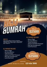 Hajj Flyer A5 template