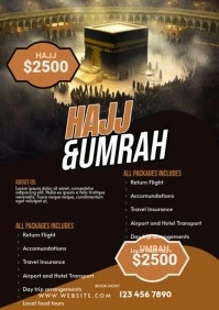 Hajj Flyer A3 template