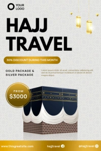 Hajj Travel Template Poster